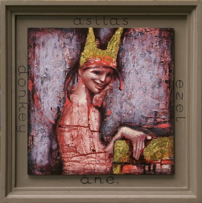 2012-donkey-47-x-47-cm-in-lijst