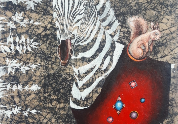 2020 Zebra 50x75 cm